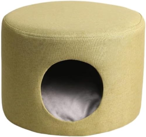 MYJYG ペットハウス スツール 脚 オールシーズン対応 猫 犬 ペット用スツール 小型犬 猫用椅子 千倉キャットハウス (グリーン,足がない)