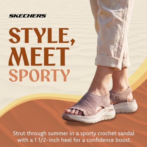 Image of Skechers Women's Arch Fit 2.0 - Flawless Choice | Arch Fit 2.0 Sandal, Yoga Foam Cushioned Footbed, Machine Washable, Stretch Fit, APMA Seal of Acceptance