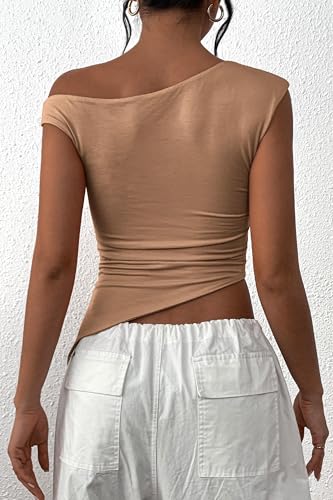 Save 25% on PRETTYGARDEN Off Shoulder Y2K Tank Top - Code KJVFZ2XO - Image 2