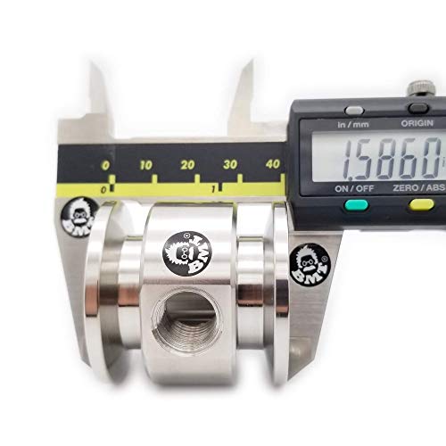 Image of Adaptive Tee Shape Fitting for KF SO-KF NW QF Flange to FNPT Center Port (KF25 x 1 /8 inch FNPT)