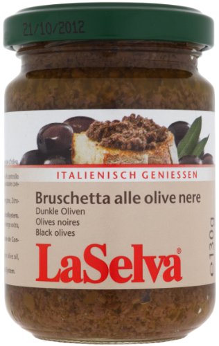 Bruschetta con aceitunas negras BIO 130 g LaSelva Cover