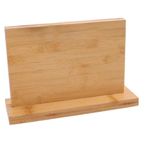 Lacers PurpleLine - Magnetischer Messerblock aus Bambus, 300x100x205mm, Antirutsch-Füße, platzsparender Messerhalter, robuste Magnetkraft, für alle...