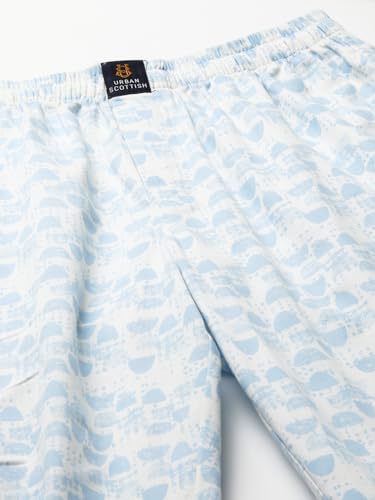 Image of Urban Scottish Men's Lounge Pants 100% Cotton Men's Lounge Night Pant Comfortable Leisure-Wear Lower with an Elastic Waist-Band and Regular Fit Track Pants, Machine Washable Stay at Home