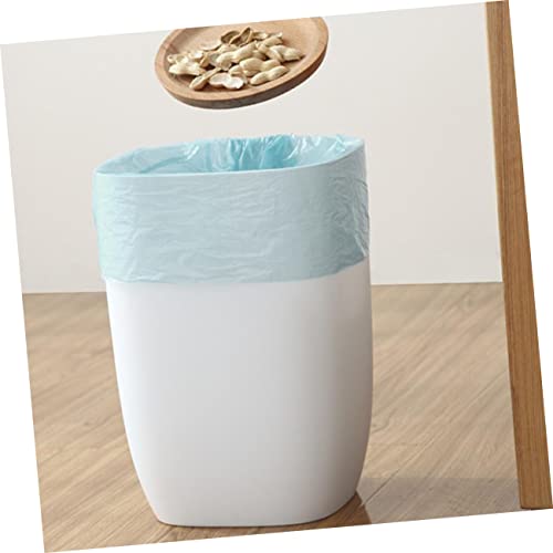 Caneca para basura rectangular blanca para dormitorio y cocina miniatura 5