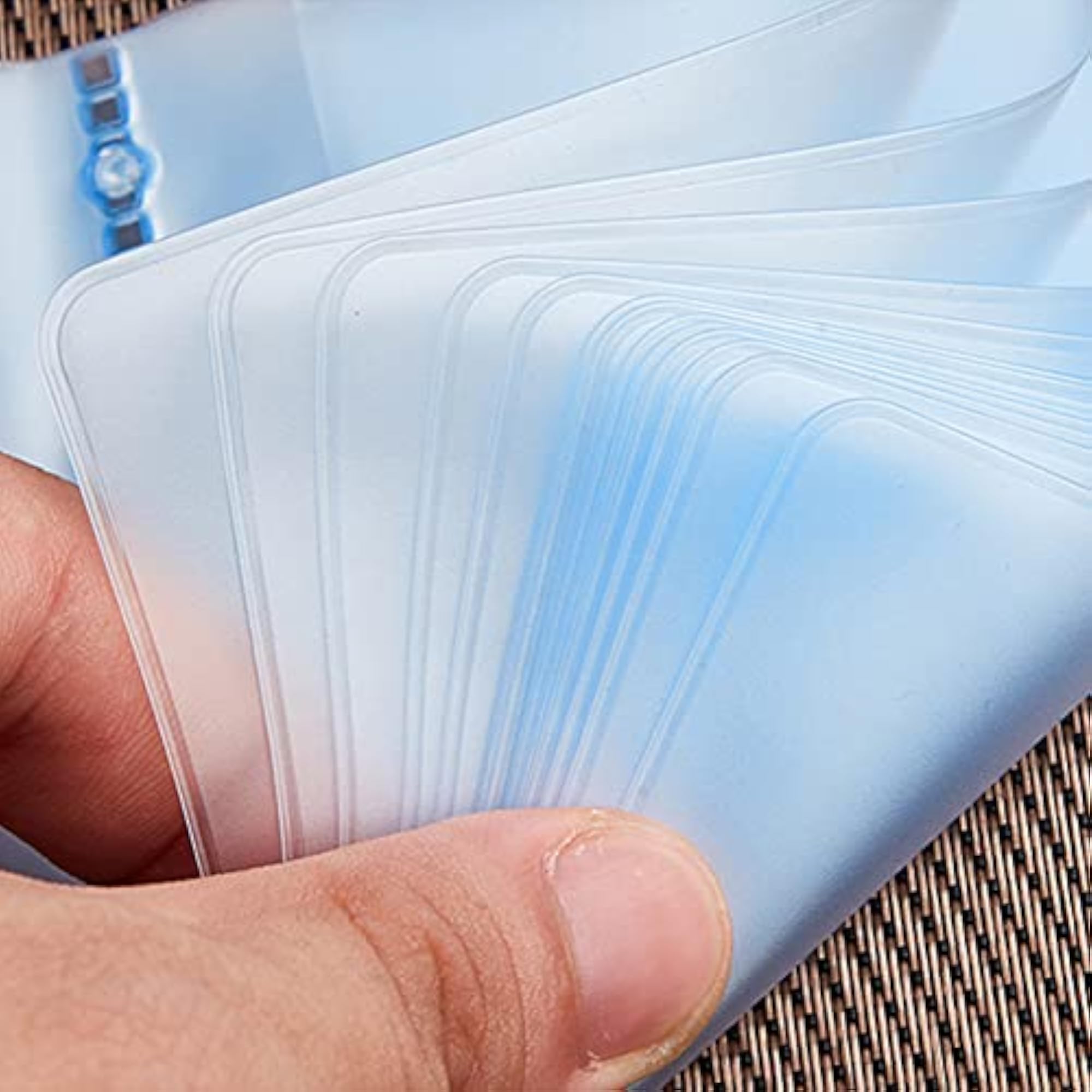 Plastic Wallet Insert Credit Card Holder, 10 Page