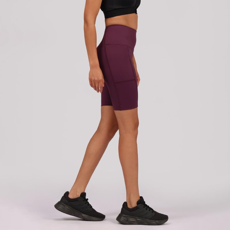 Image of Blissclub Ultimate Cycling Shorts Lite with 2 Pockets | Gym Shorts for Women Workout, Sports Shorts, Swim Shorts and Shapewear for Tummy