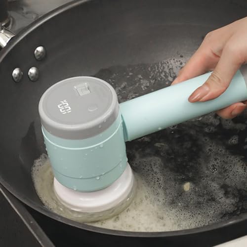 Brosse électrique rotative contre les joints noirs de salle de bain - 4
