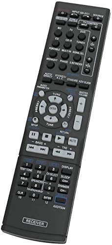 Replacement Remote Control for Pioneer VSX-1121 VSX-1021 VSX-1022K VSX-1020K VSX-818V VSX-522 VSX-523 VSX-517 VSX-520-S A/V Receiver