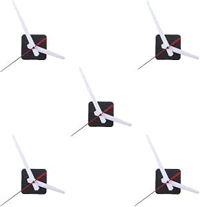 Amazon.co.jp: 5 Sets Long Hand Quartz Wall Clock Spindle Movement ...