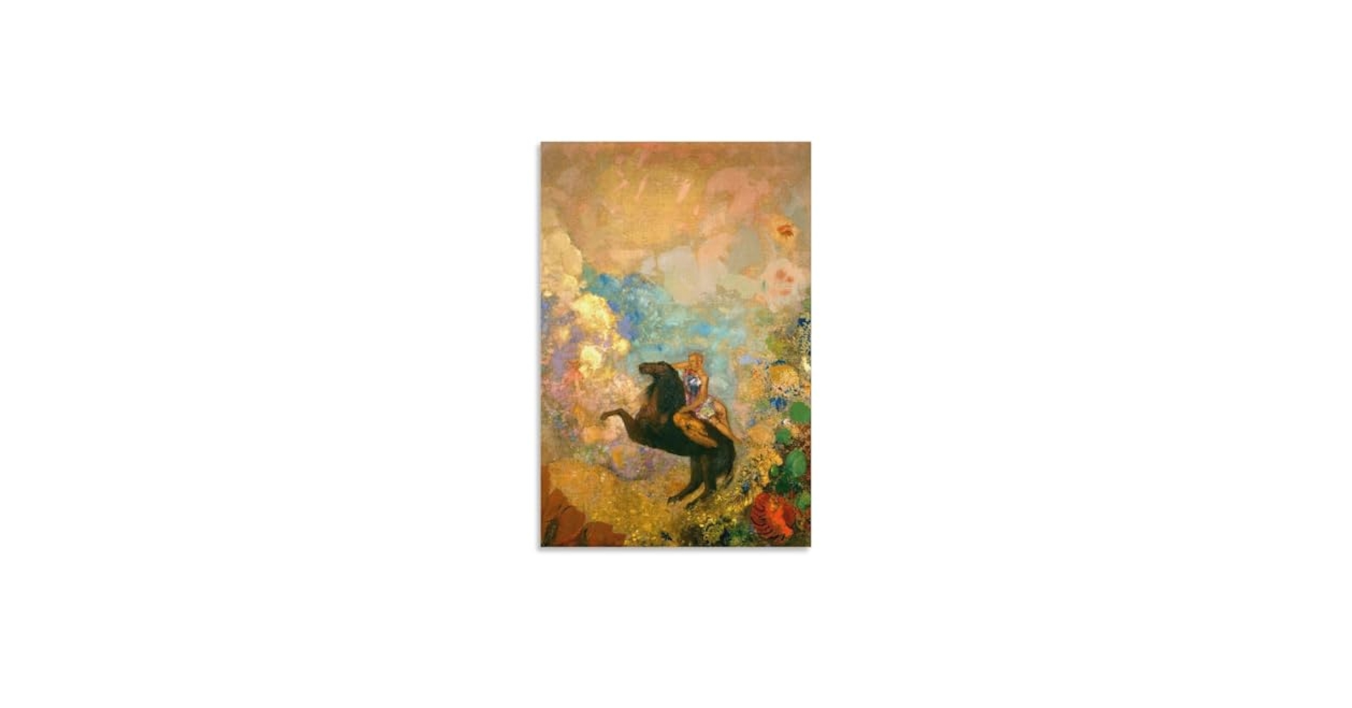Amazon.co.jp: Odilon Redonオディロン・ルドン《ペガサスにのる