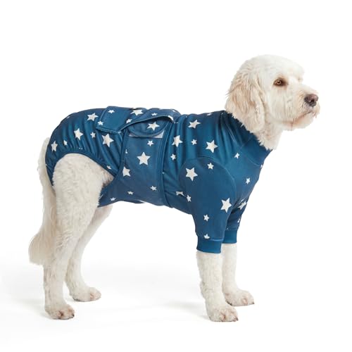 Image of Spark Paws Dog Recovery Suit - Surgical Onesie After Surgery, Male & Female | Full-Body & Belly Coverage Post Spay, Neuter or Abdominal Surgery - a Soft Cone Alternative. Breathable; Fits All Breeds