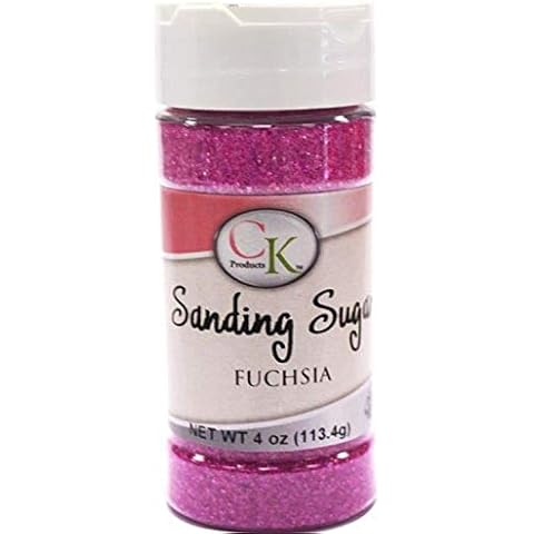 CK Products Cake Decorating Sanding Sugar Bottle, 4 oz, Fuchsia Cover