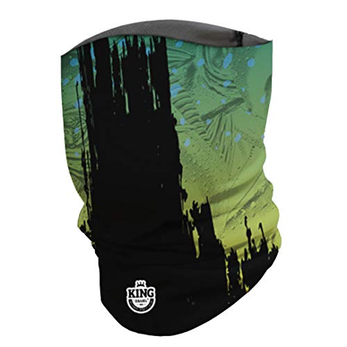 Bandana Mascara Pesca King com Proteção Solar UV 626 Verde