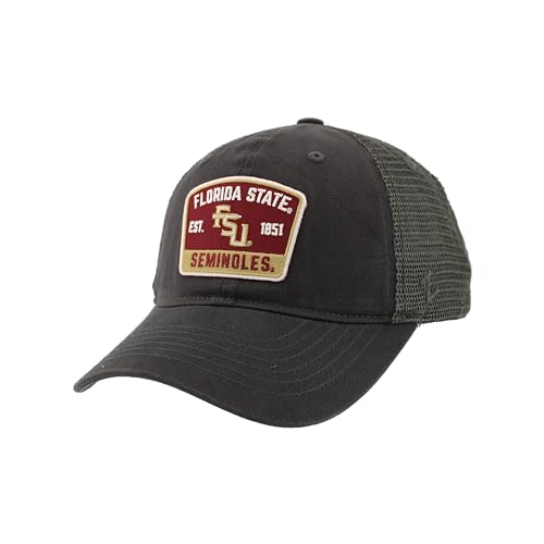 Florida State Seminoles NCAA Officially Licensed Hat University Patch Switchback Charcoal