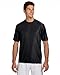 A4 Men's Cooling Performance Crew Short Sleeve T-Shirt, Black, Large