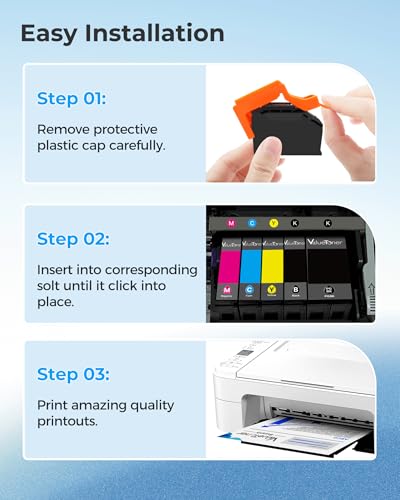 Image of Remanufactured for Epson 302XL Compatible with 302 Ink Cartridges Multipack | for 302XL 302 Black Ink Cartridges to use with Expression Premium XP-6100 XP6100 XP-6000 XP6000 Printer (Black, 2 Pack)