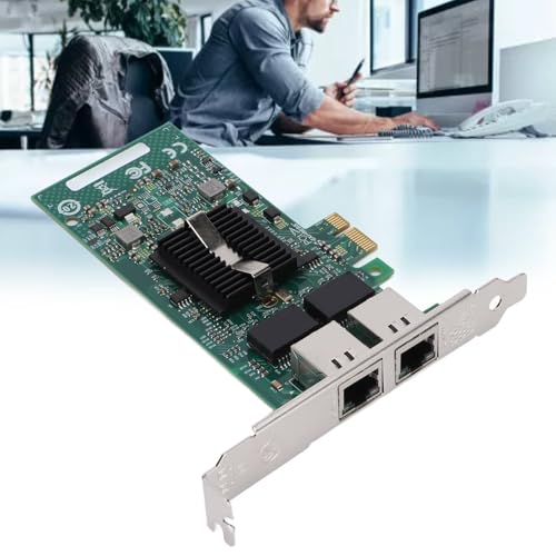 Carte réseau Gigabit PCIE X1 double port Ethernet 82576 Go ordinateur