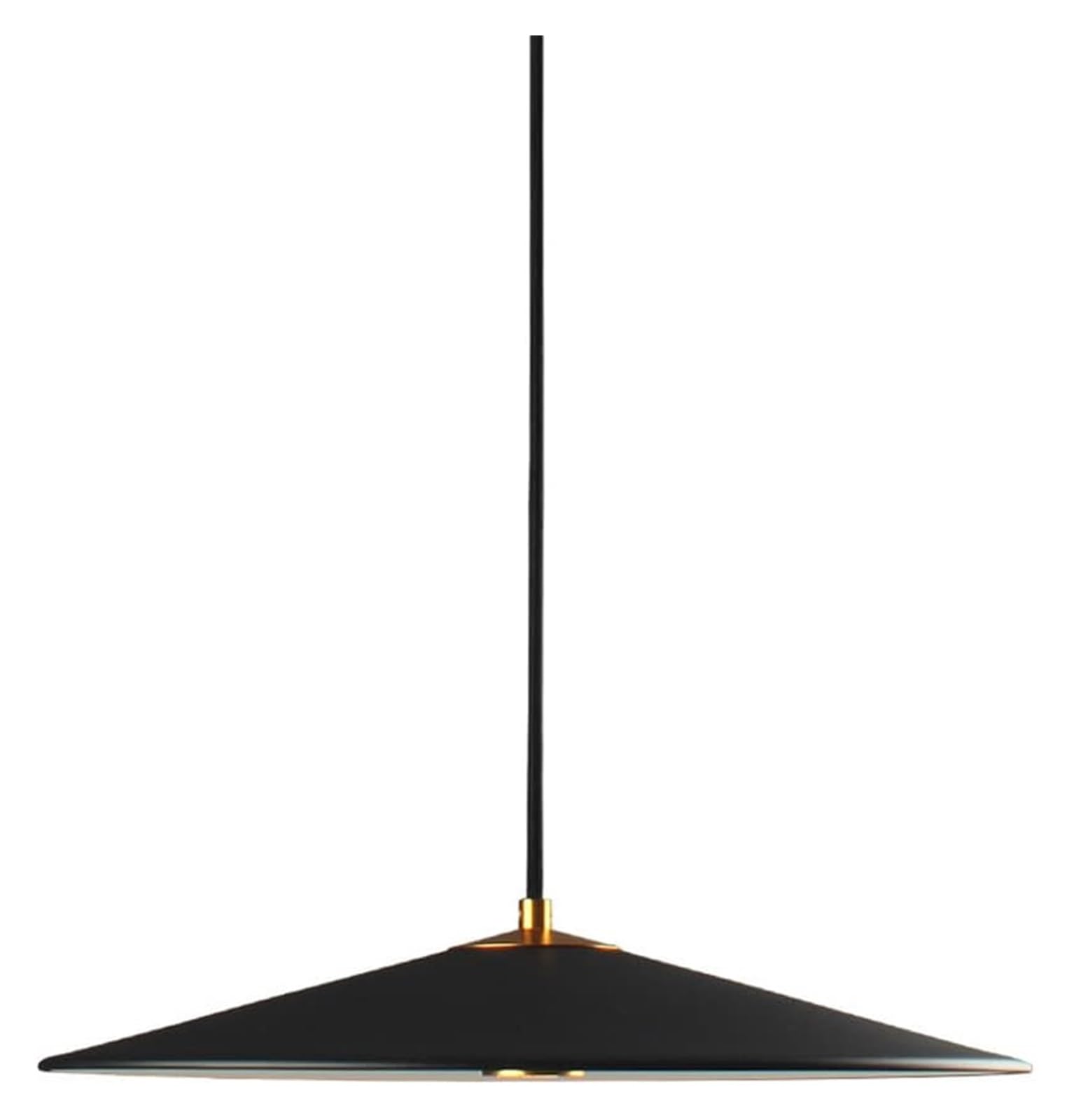 Suspension luminaire industrielle noire en métal et aluminium réglable Oneco