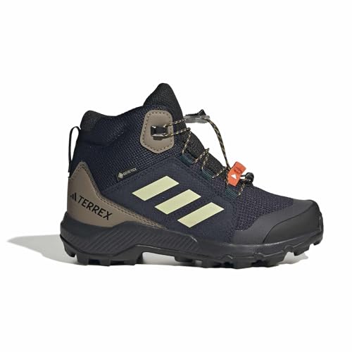 adidas Unisex Kinder Terrex Mid Gore-Tex Hiking Kids Shoes, Legend Ink/Dual Yellow/Olive strata, 35 1/2 EU – Ansicht 2