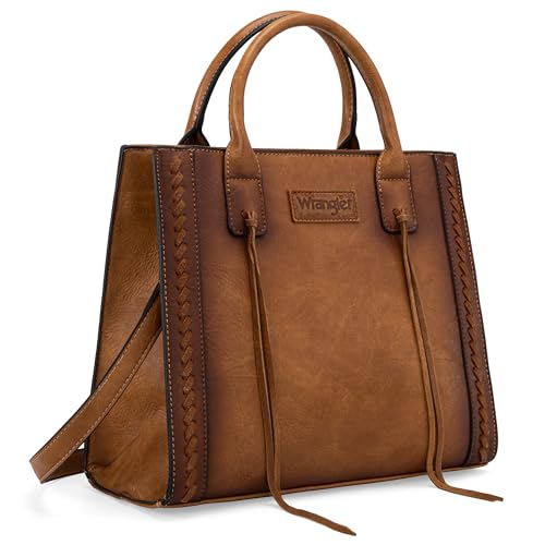 Image of Wrangler Tote Bag for Women Western Cowhide Purse and Wallet Set