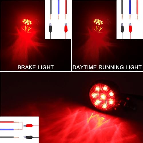 Luz trasera de freno e intermitente para rutas nocturnas de moto 5