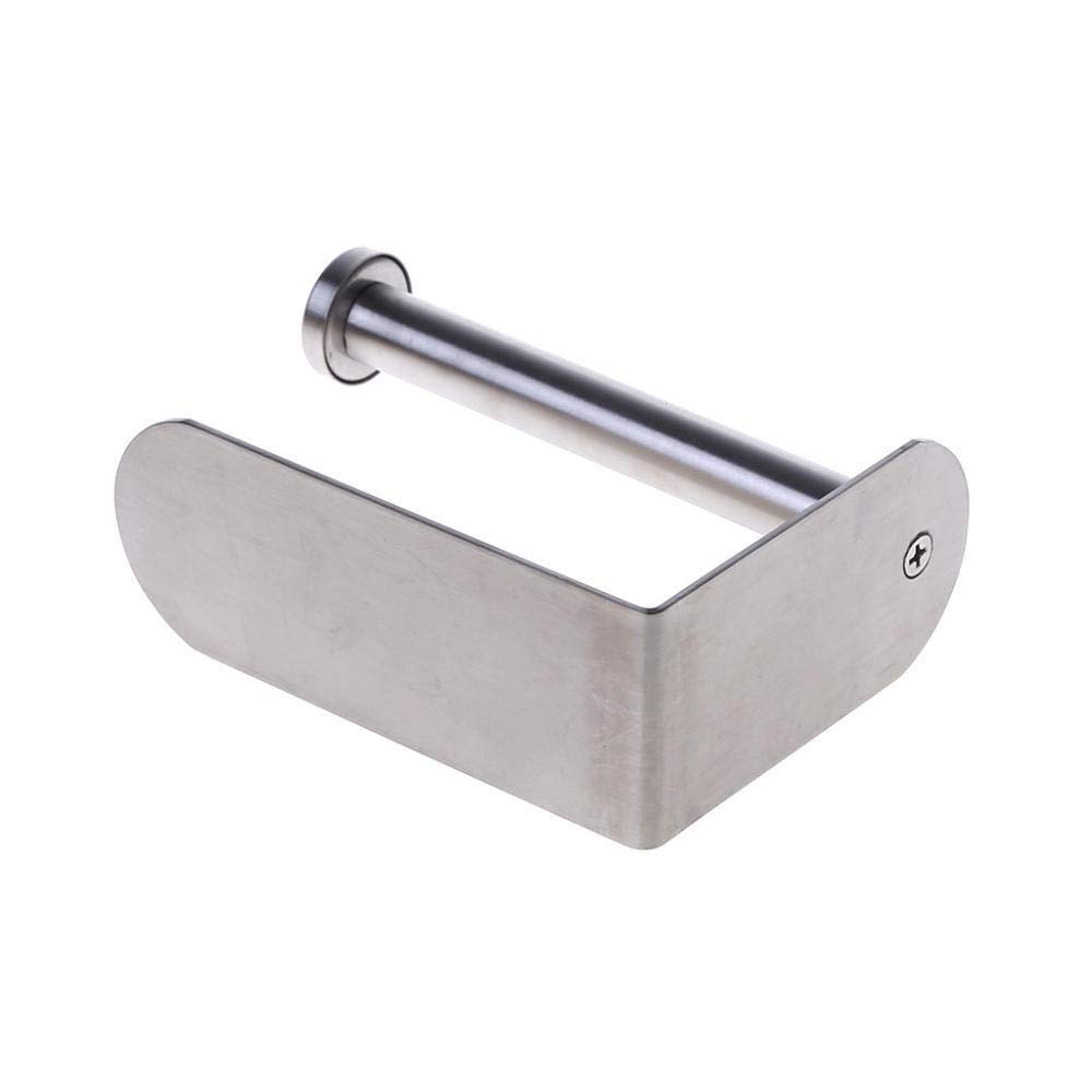 MRKU Portarrollos de Papel higiénico Adhesivo Vertical de Acero Inoxidable para Montaje en Pared, para baño, Cocina, Soporte para Rollos de Papel higiénico