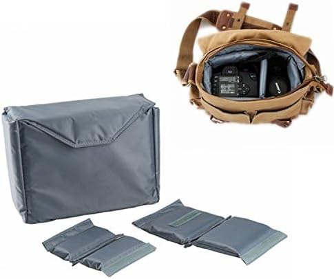 G-raphy Funda para cámara DLSR SLR Funda interior portátil impermeable a prueba de golpes para cámaras sin espejo, lentes, Nikon, Canon, Sony,