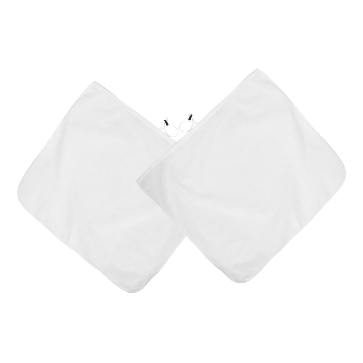 OUNONA Brewing Bags 2 Pack Reusable Fine Mesh Strainer Nut Milk Bag for Coffee Tea Juice Polyester