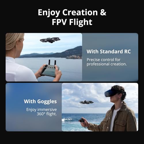 DJI Avata 360 Fly More Combo, 8K 360 FPV Drone (DJI RC 2) Bundle with Sandisk microSDXC 128GB Memory Card + Deco Photo Backpack + Deco Gear Landing Pad + Deco Essentials 26 Month Protection Pack - image 5