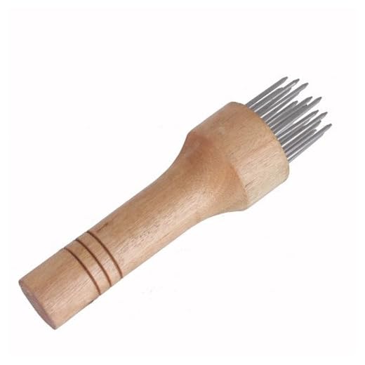 Astra Gourmet Professional Meat Tenderizer with 21 Stainless Steel Piercing Spikes