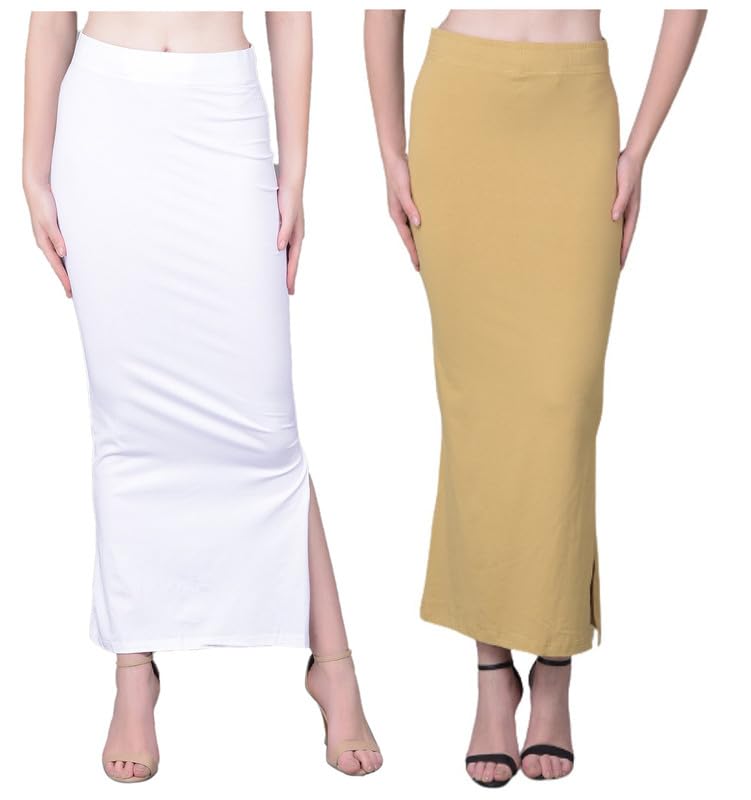 Image of Comfort Lady Women Cotton Blend Saree Shapewear /Saree Shapers Underskirt /Saree Petticoat