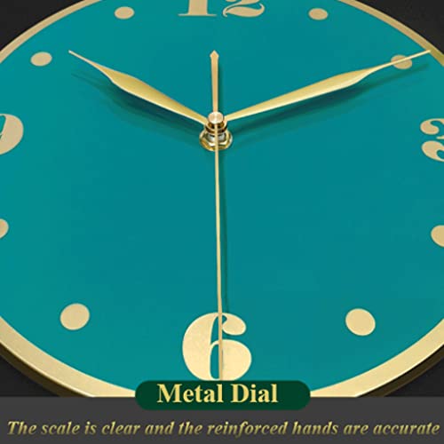 Horloge murale grand format paon XJBTBA salon mouvement quartz discret