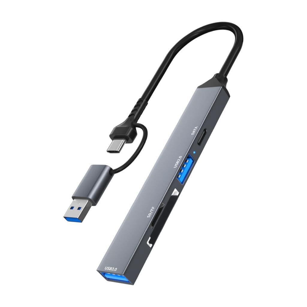 Brand Conquer USB Hub USB C Hub with USB Adapter 5 in 1 USB Hub for Data Transfer Universal USB C Hub with USB 3.0 Port, USB 2.0 Ports, Sd/Tf Card Reader, USB C Port Compatible with Laptop (B08DRR4MJS) Amazon Price History, Amazon Price Tracker
