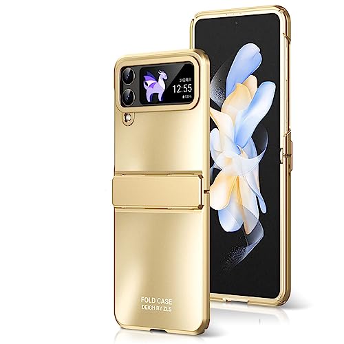 Protégez votre Samsung Z Flip 3 avec cette coque antichoc cuir dorée