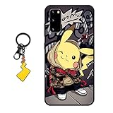 Starrycase Compatible with Samsung Galaxy S20 FE 5G Case Anime Cute Design Soft Silicone Animation Cartoon Kawaii Cool Case for Samsung Galaxy S20 FE 5G (with Figure Keychain)