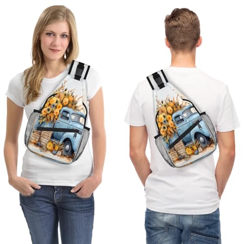 Bolso tipo sling unisex para viaje y senderismo miniatura 7