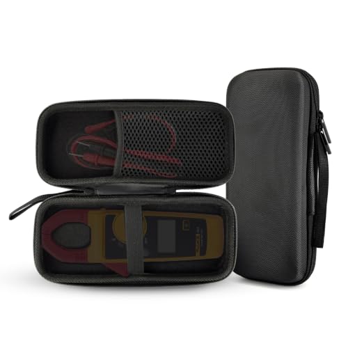 Image of EVA Hard Shell Storage Bag Carrying Case for Fluke F301 /F302+ /F303 /F305 /362 Multimeter Testers Case Bag (Black)