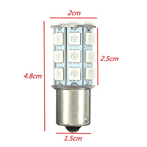 1 pz 1156 BAU15s 27SMD LED Segnale Indicatore di