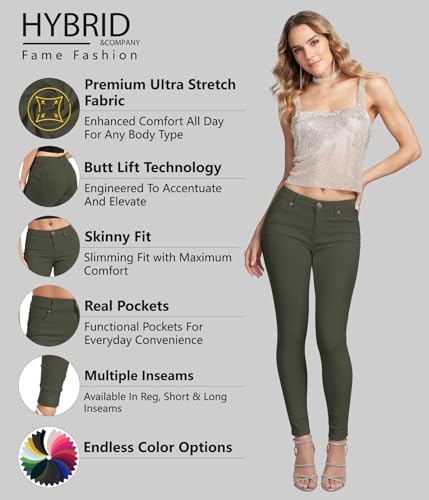 Image of Hybrid & Company Women's Stretch Denim Jeans