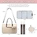LOVEVOOK Diaper Bag Tote with Pacifier Case and Changing Pad, Large Capacity Mommy Bag for Hospital and Weekender Travel, Functional Baby Bags Newborn Baby Essential