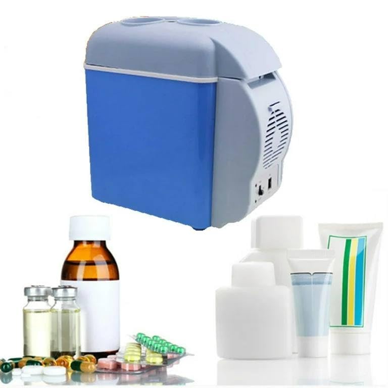 Image of mInI ReFrIgErAtOr cOmPaCt aNd pOrTaBlE WiTh 7.5 lItEr cApAcItY FoOd gRaDe lOw nOiSe aNd tHiCkEnEd iNnEr lInEr sUiTaBlE FoR CaR UsE