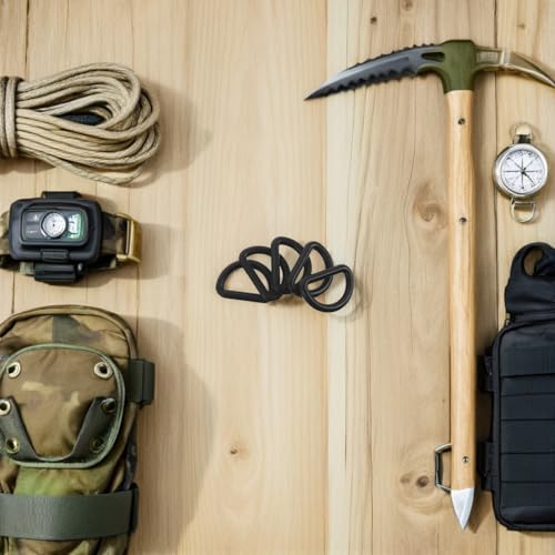 Boucles Noires pour Sangles 2,5 Cm Quincaillerie de Camping - 7