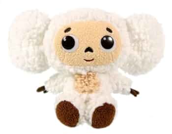 白チェブラーシカ　ふわふわバッグ 白チェブラーシカ ふわふわバッグ 白チェブラーシカ ふわふわ