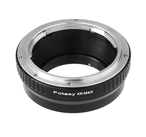 Adaptador Fotasy para lentes Konica AR a montura Micro Cuatro Tercios (M4/3), convertidor KR a MFT, compatible con cámaras Panasonic y Olympus miniatura 1