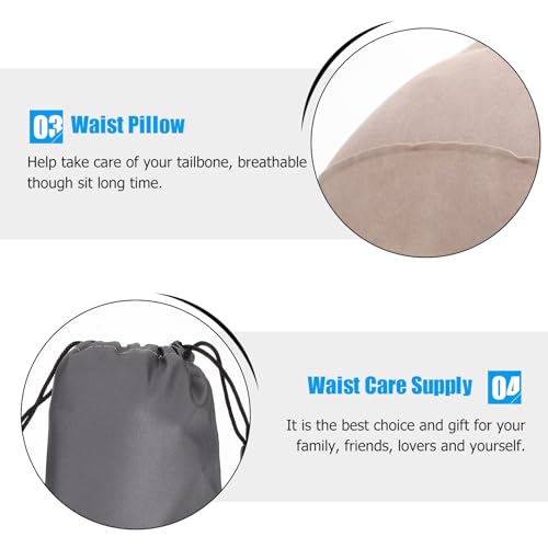 Almohada Inflable de PVC 35x40x12 cm para Lumbar miniatura 5