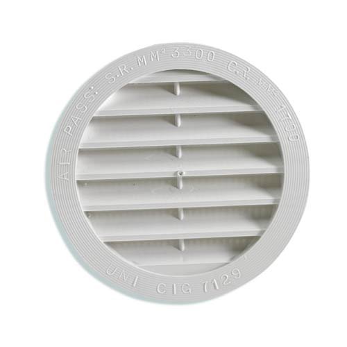 Preisvergleich Produktbild Fawo Lüftungsgitter rund weiß 80 mm