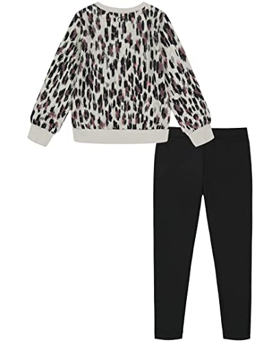 Image of Under Armour Girl's 2-piece Sweatshirt and Leggings Outfit Set