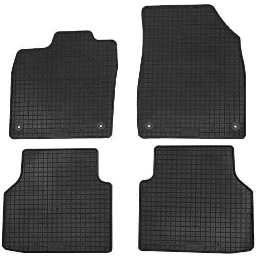 Tapis de sol caoutchouc noir pour AUDI Q4 Sportback parés pour l'aventure