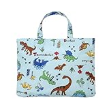 日本製 レッスンバッグ ラミネート加工 雨に強い加工 男の子・女の子 (きょうりゅう2(サックス))