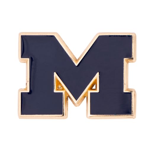 Image of Desert Cactus University of Michigan Magnetic Metal Lapel Pin (C)